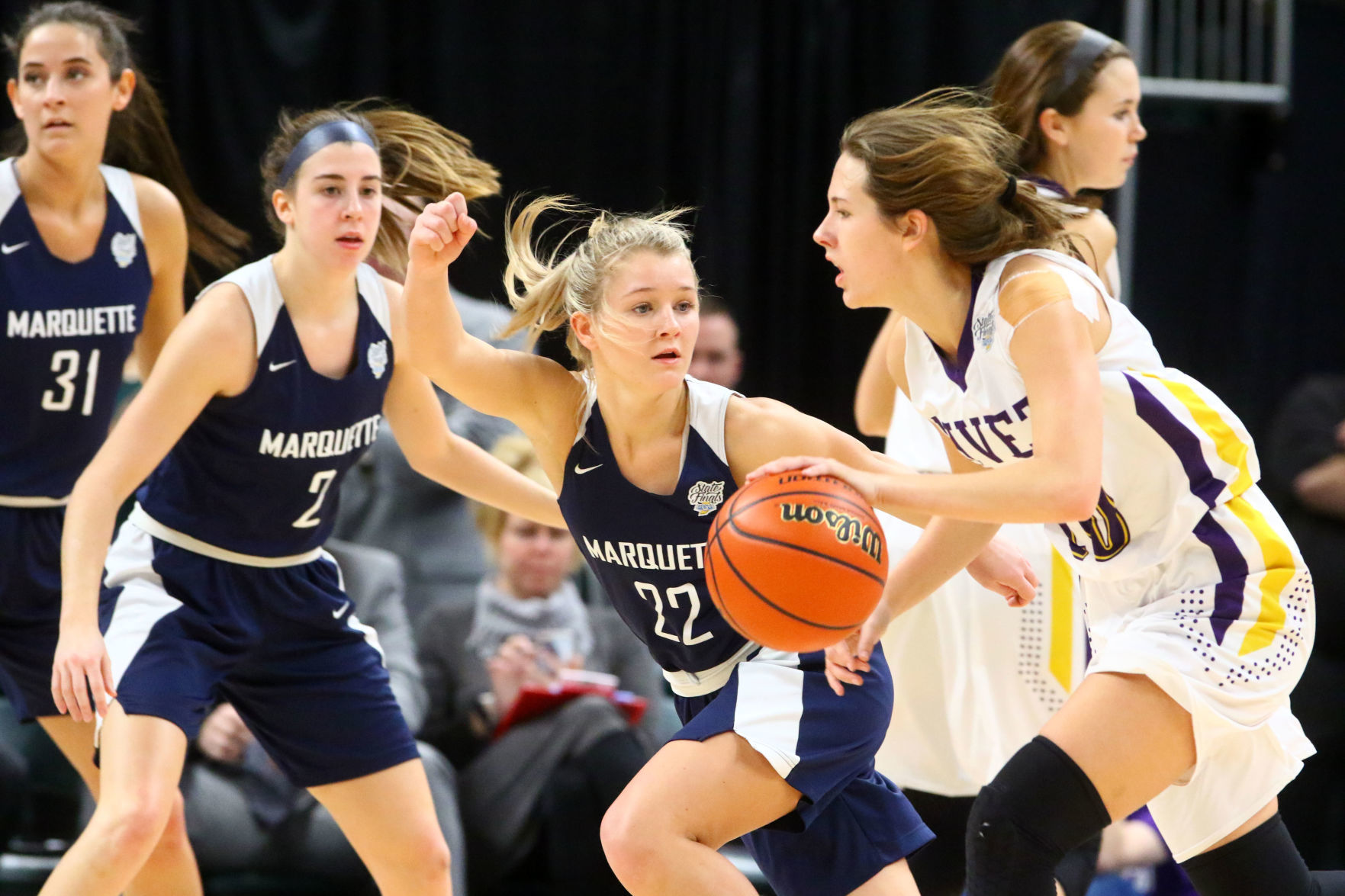 Gallery: Marquette Catholic vs. Vincennes Rivet in Class A championship